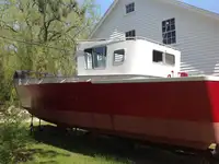 36' Ex USCG Fiberglass Landing Craft