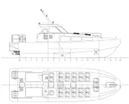 12.2m Passenger/Crew Boat